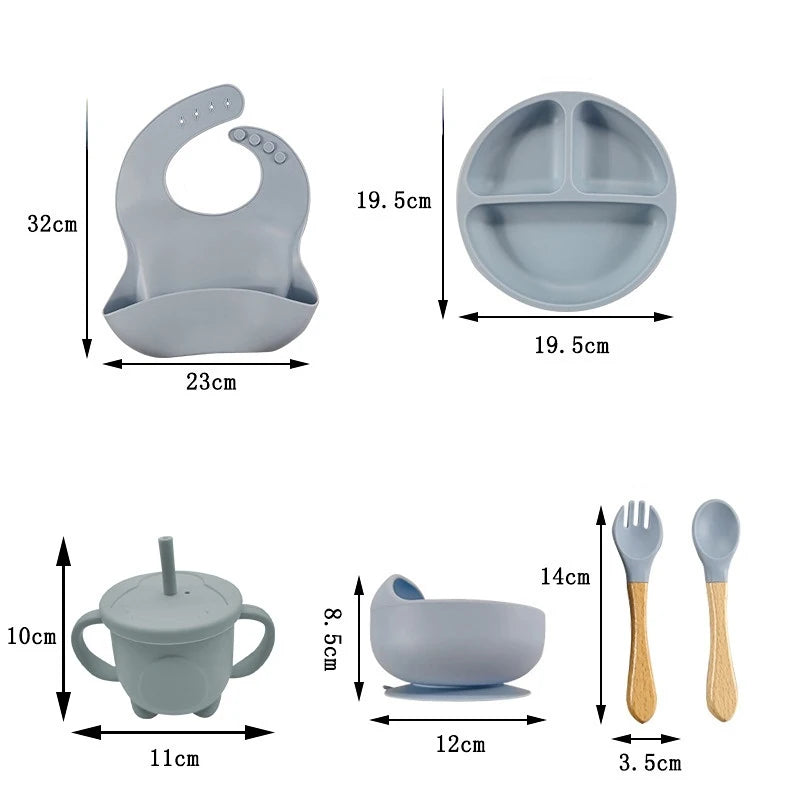 Silicone Feeding Set
