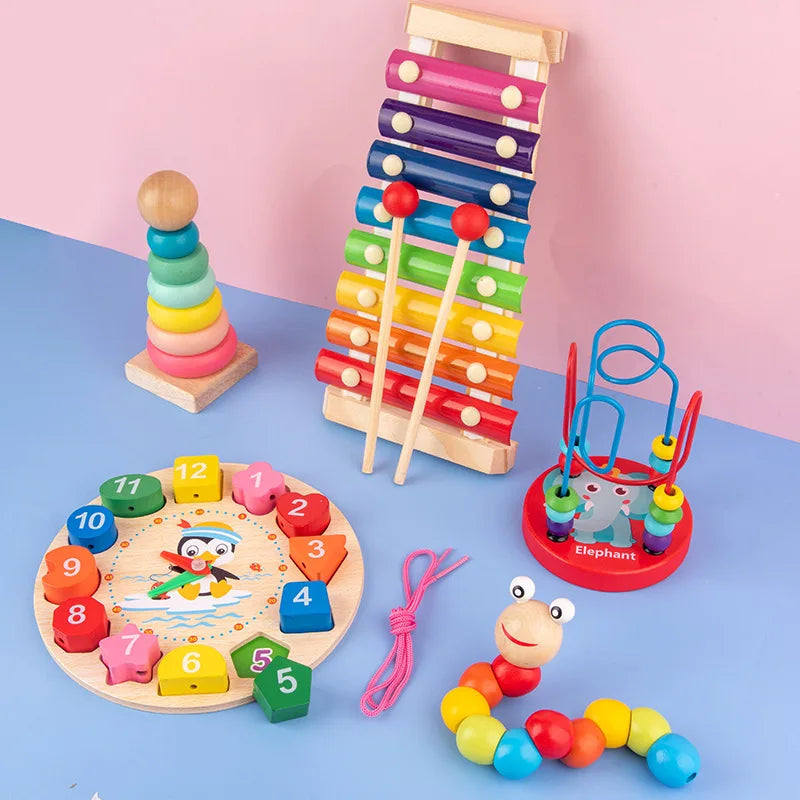 9 in 1 Wooden Montessori Toys