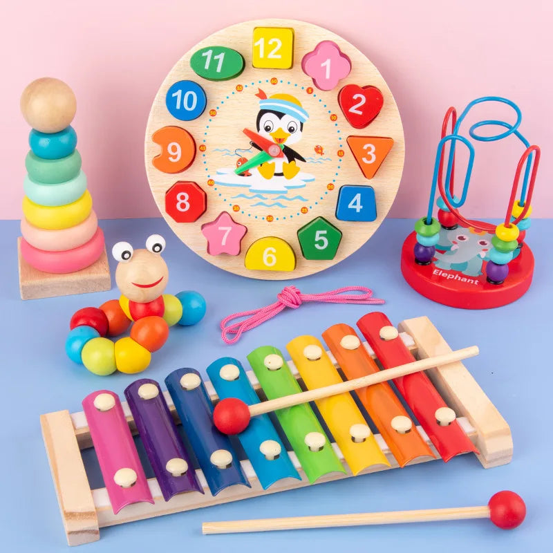 9 in 1 Wooden Montessori Toys