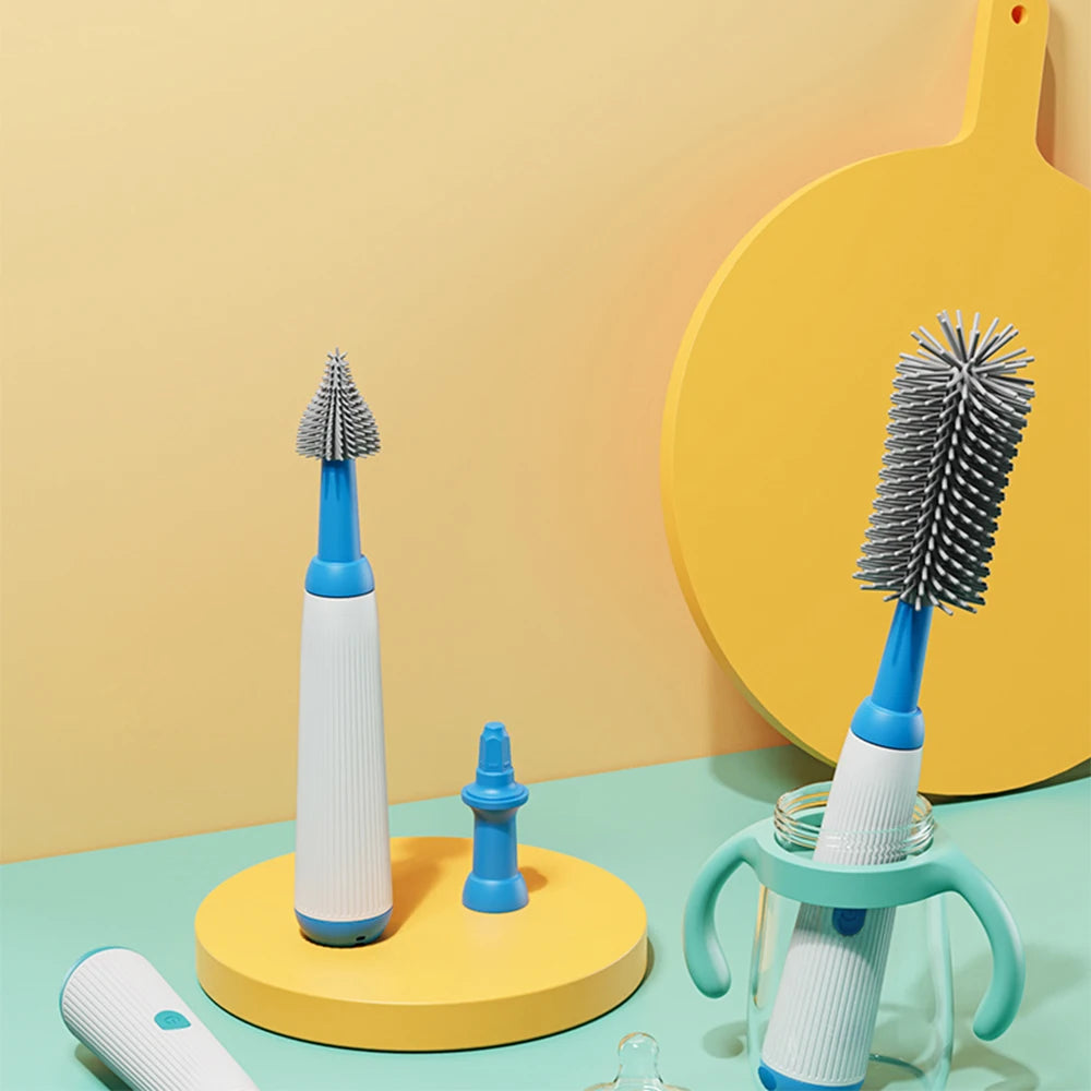 Electric Baby Bottle Brush Set