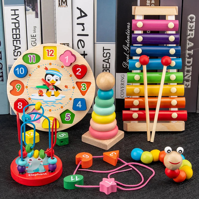 9 in 1 Wooden Montessori Toys
