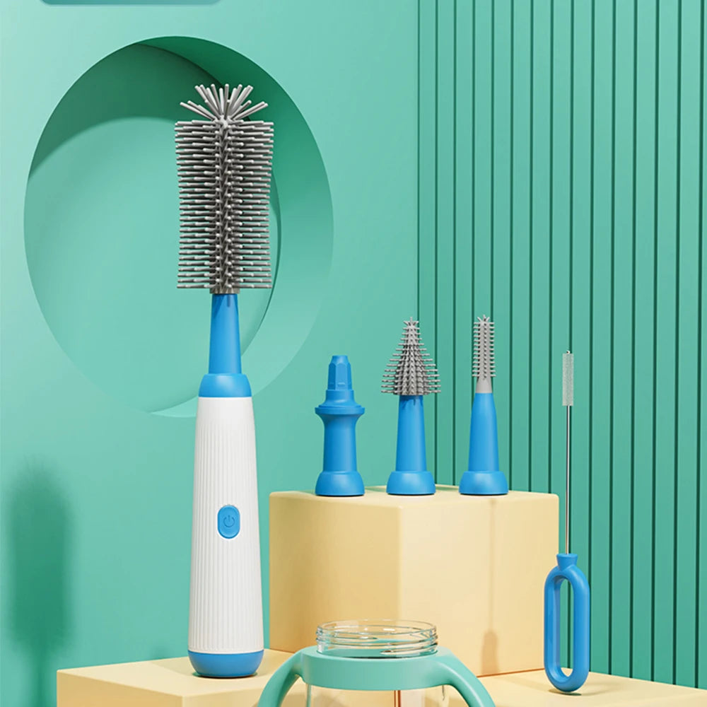 Electric Baby Bottle Brush Set