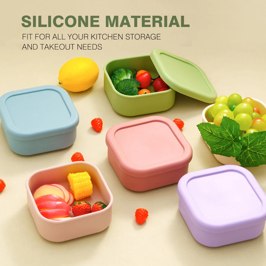 6PCS Silcone Tuberware