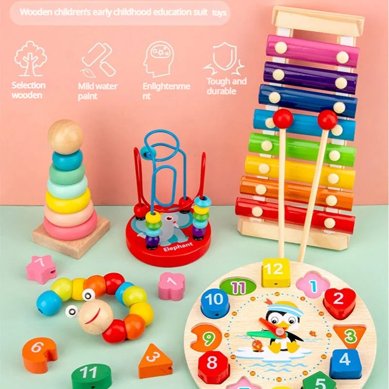 9 in 1 Wooden Montessori Toys