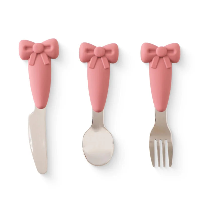 Butterfly Silcone Plate / Fork Set