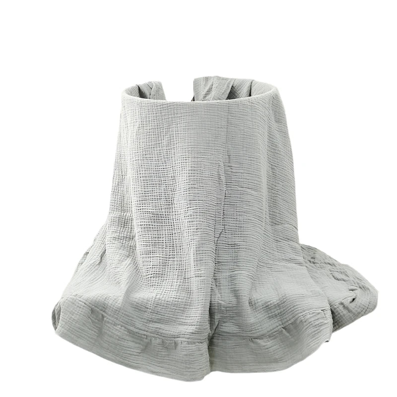 Organic Cotton Ruffle Muslin Blanket