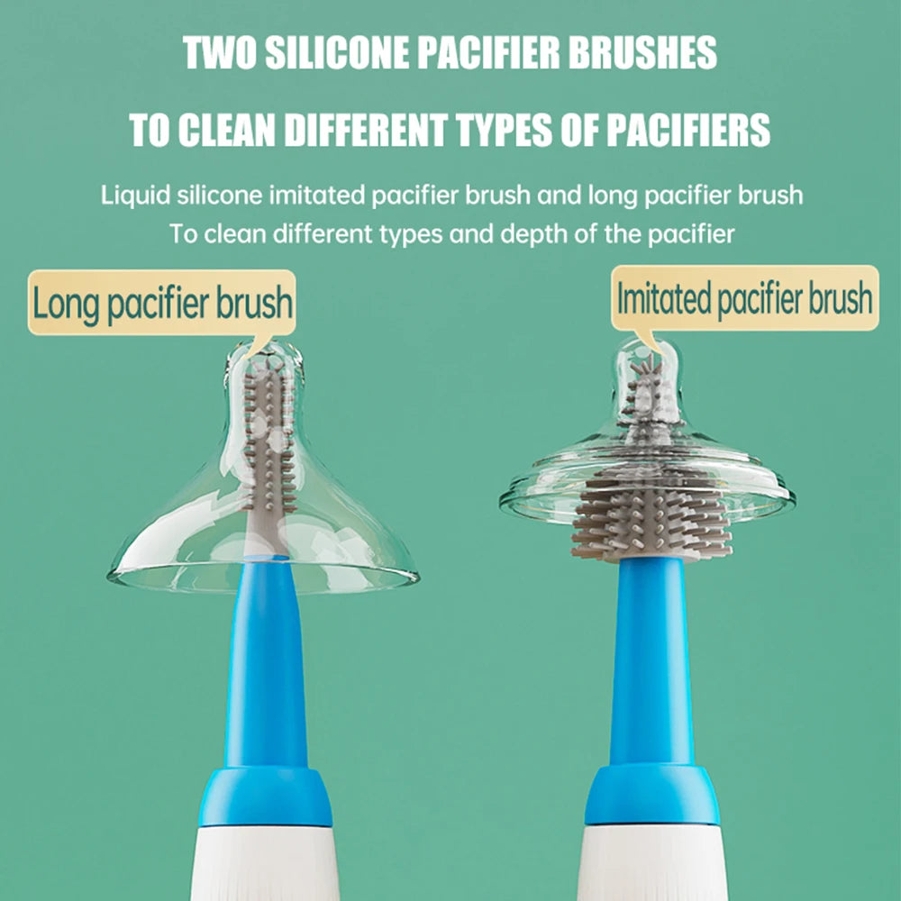 Electric Baby Bottle Brush Set