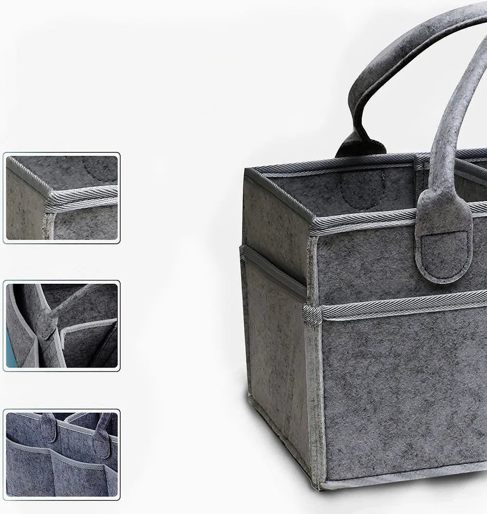 Multifunctional Portable Diaper Caddy Organizer