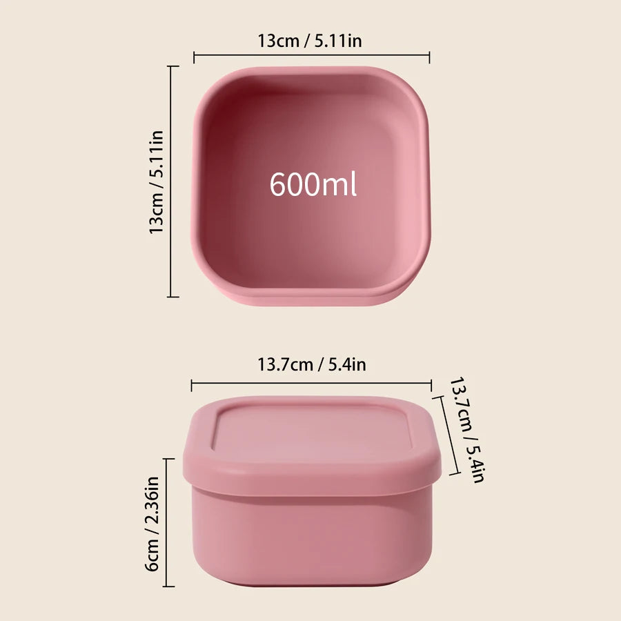 6PCS Silcone Tuberware