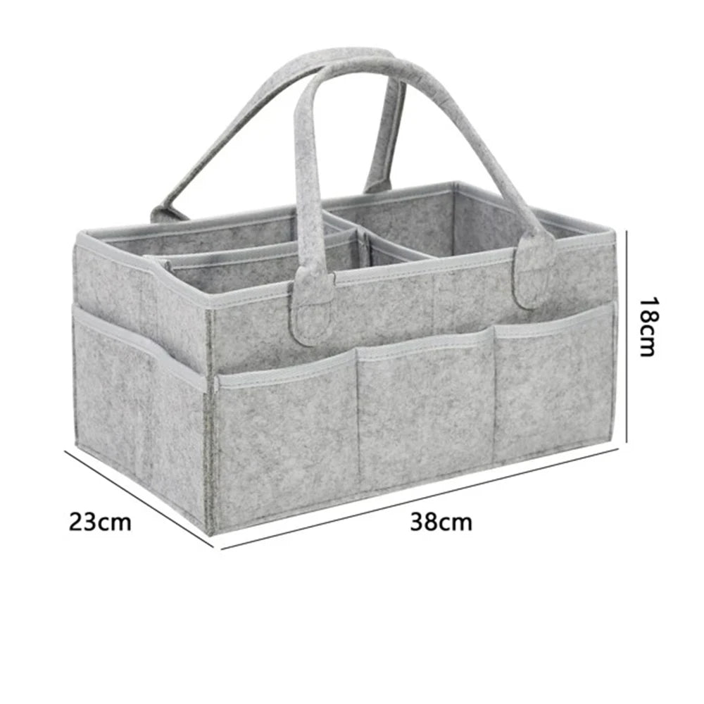 Multifunctional Portable Diaper Caddy Organizer