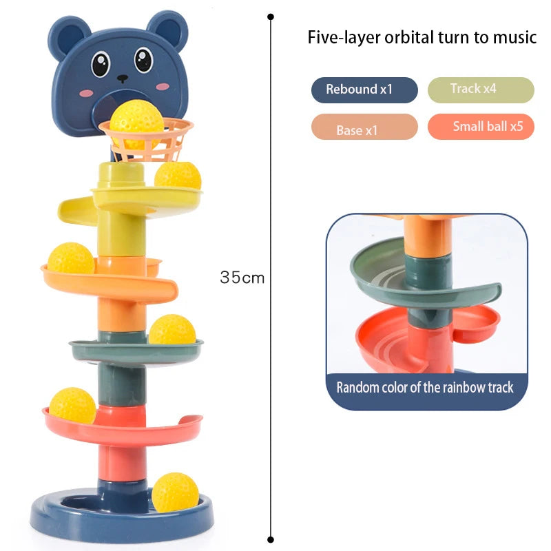 Rolling Ball Tower Early Educational Toy