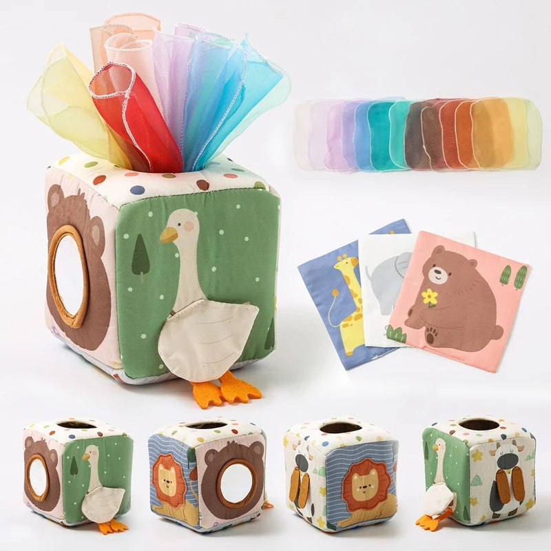 Montessori Toys Magic Tissue Box