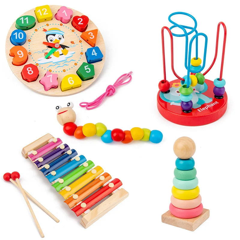 9 in 1 Wooden Montessori Toys
