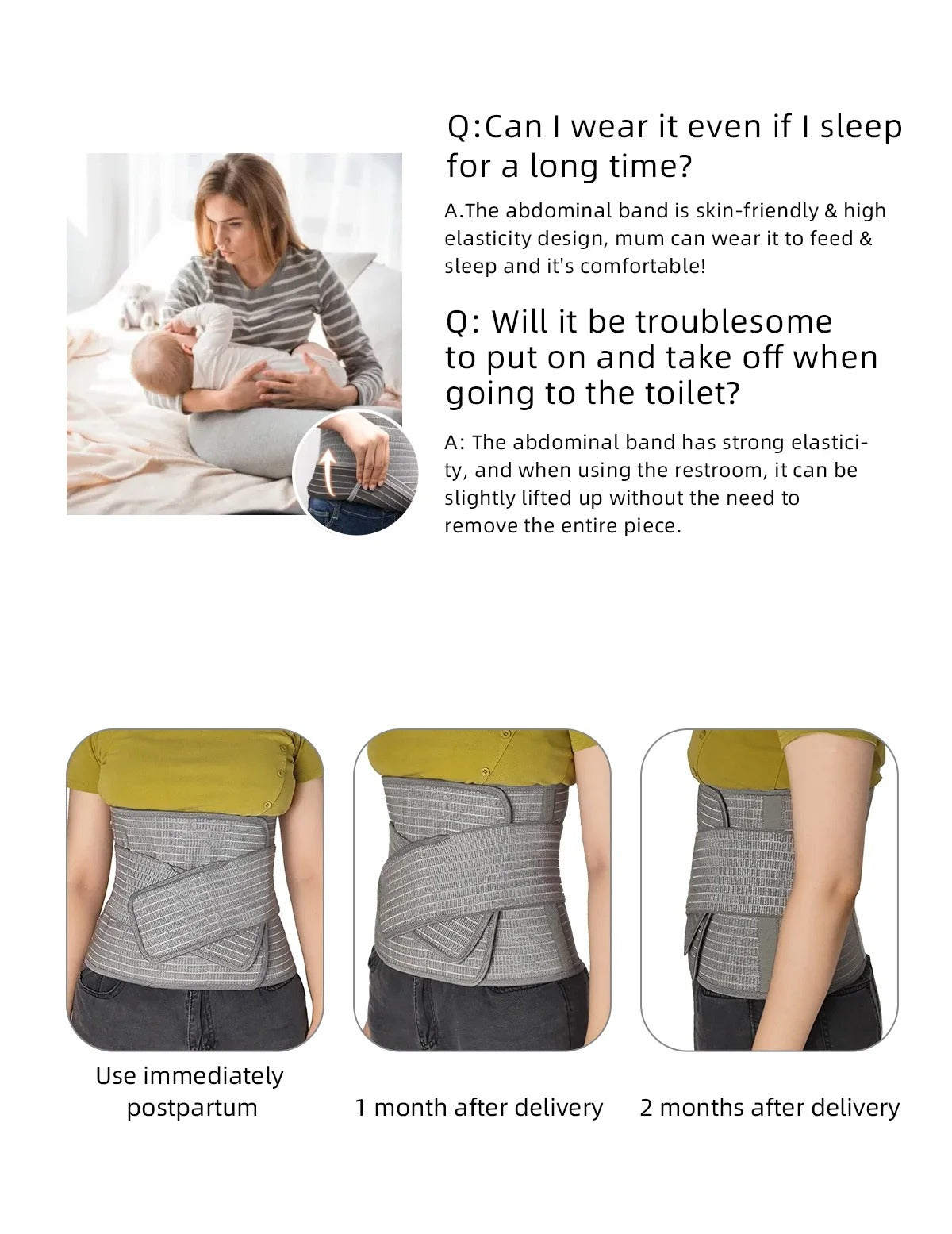 Belly Wrap Waist Clincher- PostPartum Recovery