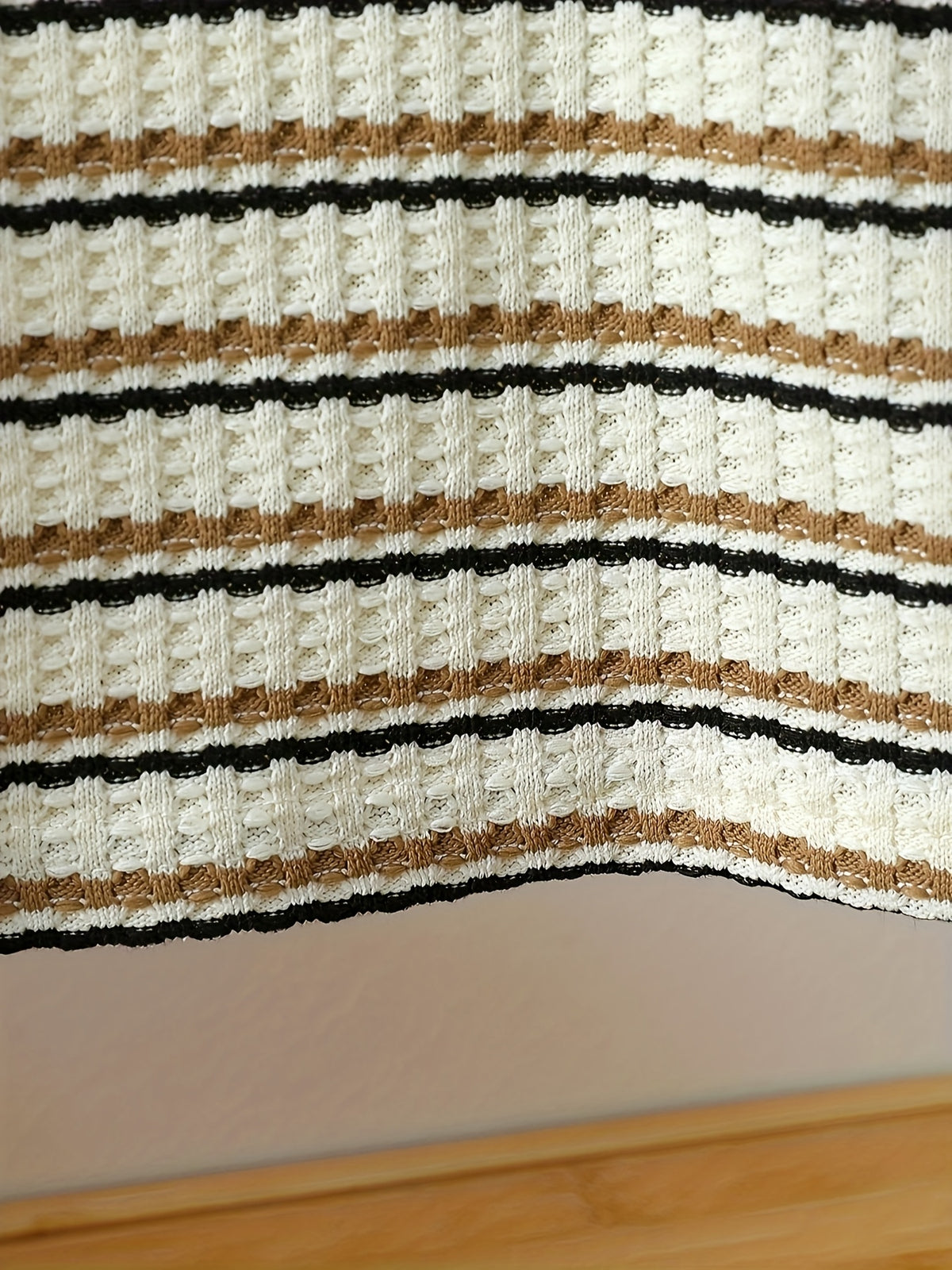 Waffle Knit Polo Set