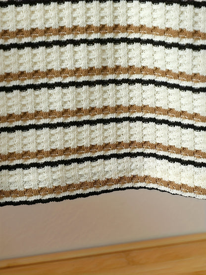 Waffle Knit Polo Set