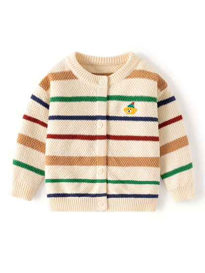 Striped Knit Cardigan