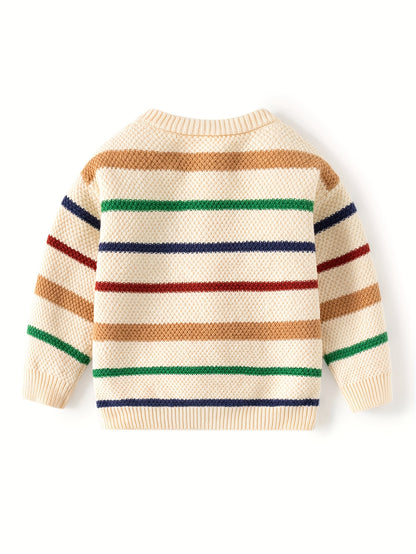 Striped Knit Cardigan