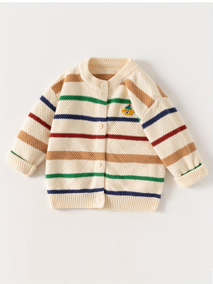 Striped Knit Cardigan