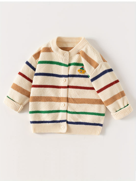 Striped Knit Cardigan