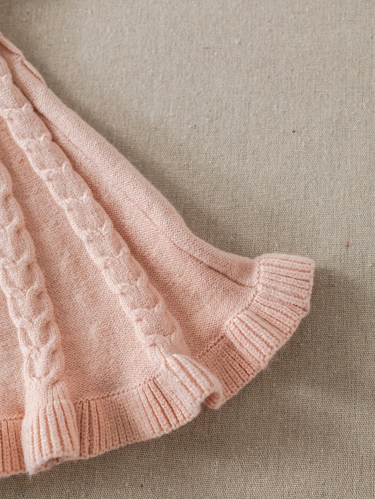 Hooded Knit Poncho
