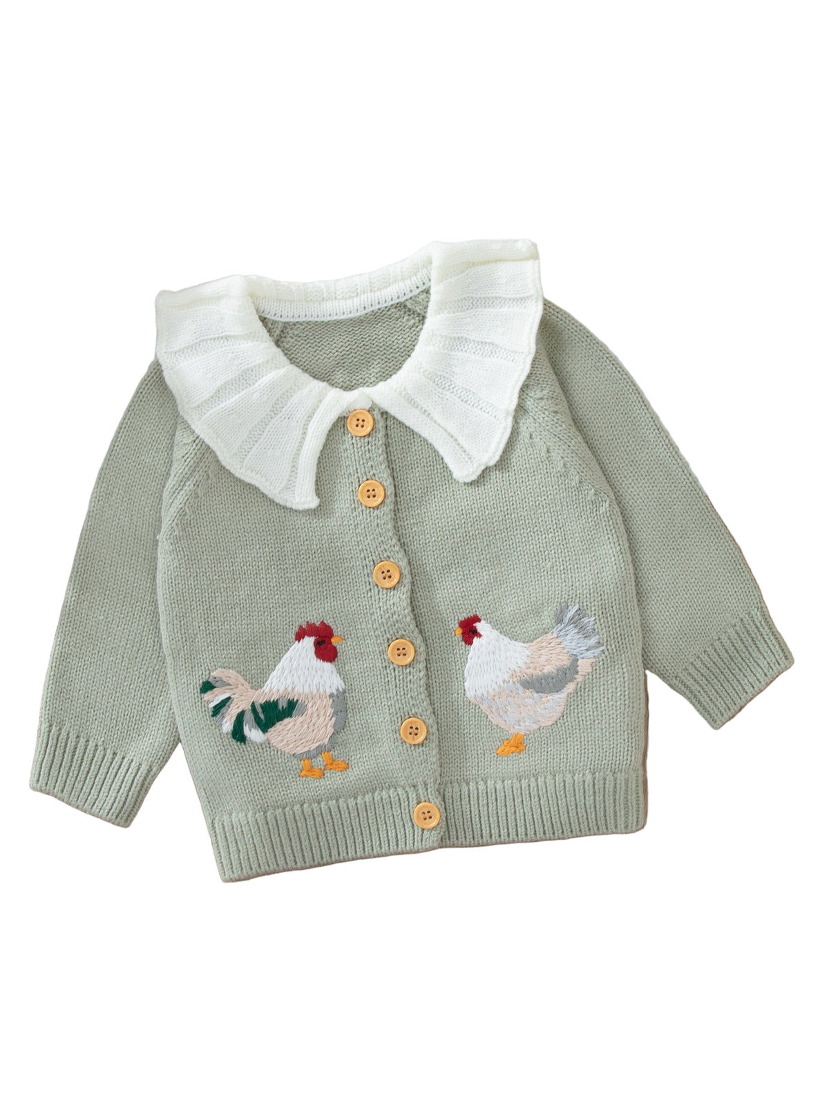 Embroidery Knit Cardigan