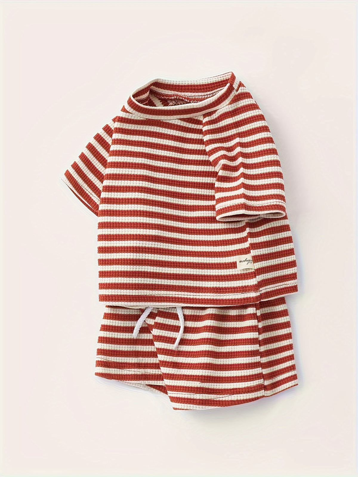 Waffle Striped Summer Set