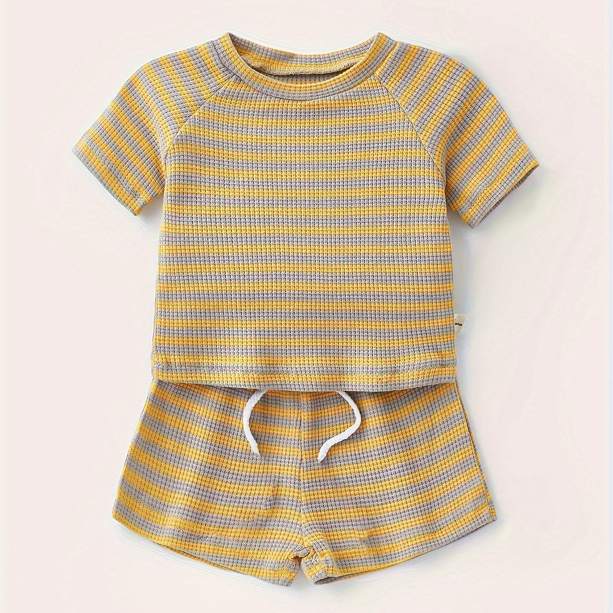 Waffle Striped Summer Set