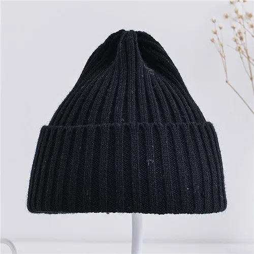 Ribbed Knitted Beanie