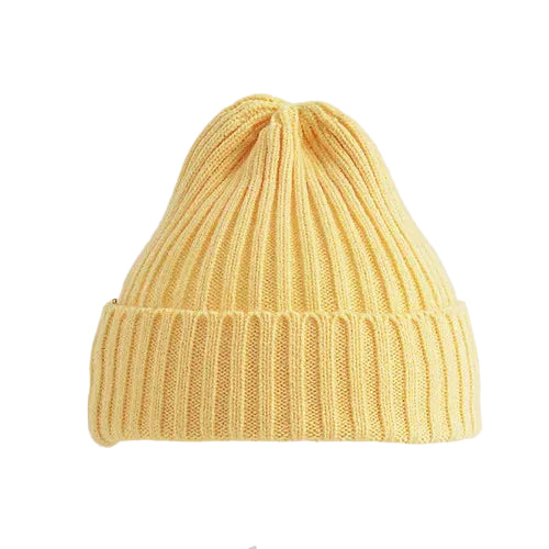 Ribbed Knitted Beanie
