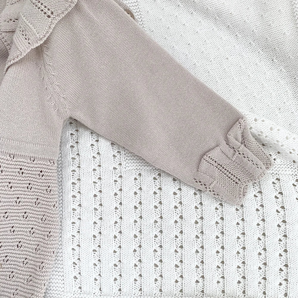 Knitted Ruffle Romper