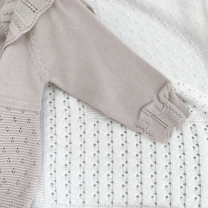 Knitted Ruffle Romper