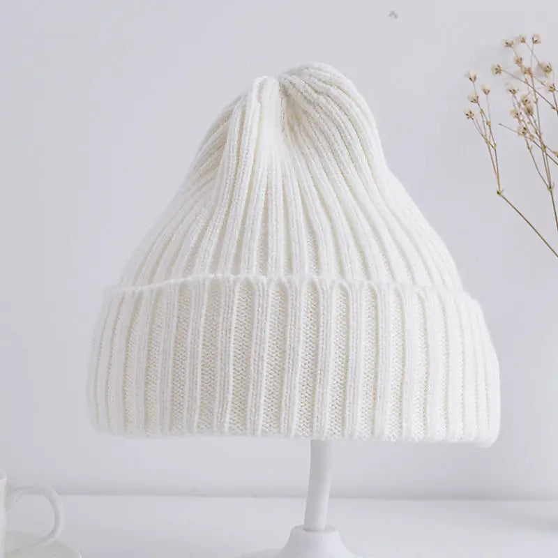 Ribbed Knitted Beanie