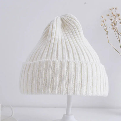 Ribbed Knitted Beanie