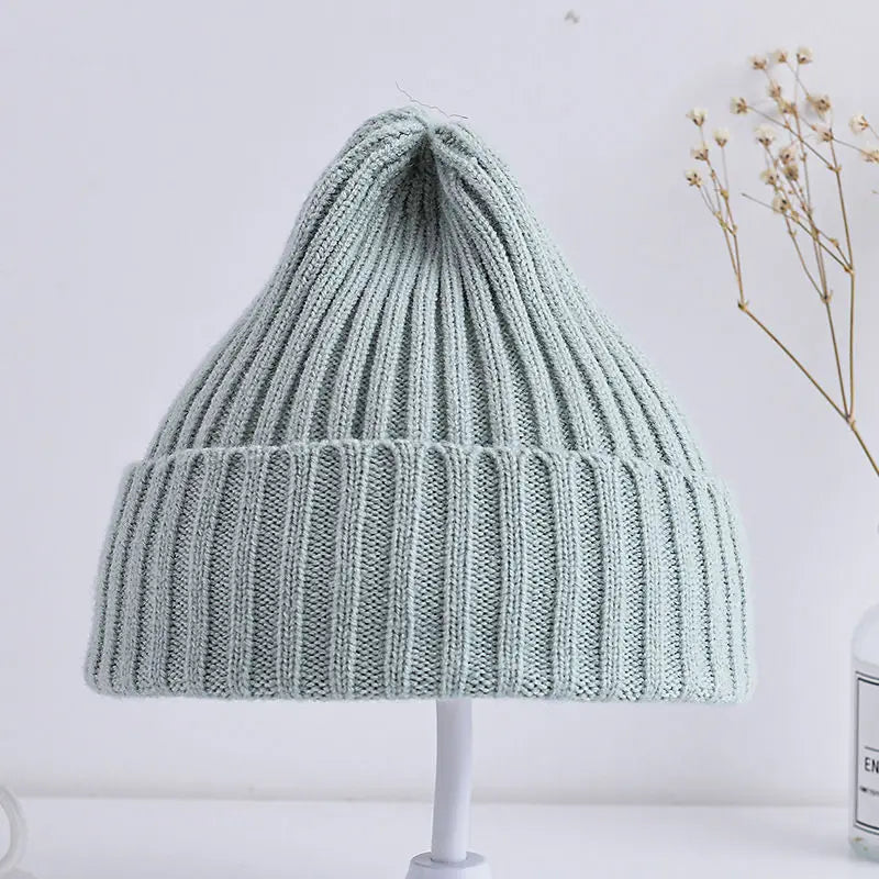 Ribbed Knitted Beanie