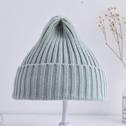 Ribbed Knitted Beanie