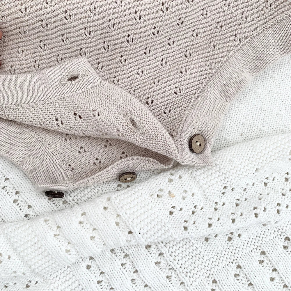 Knitted Ruffle Romper