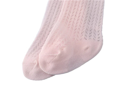 Toddler Bow Knee-High Mesh Socks