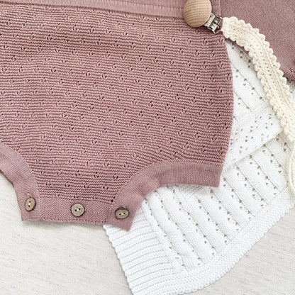 Knitted Ruffle Romper
