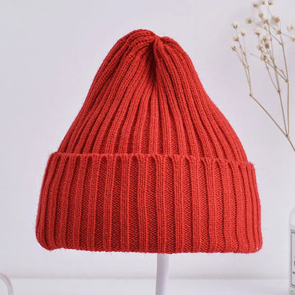 Ribbed Knitted Beanie