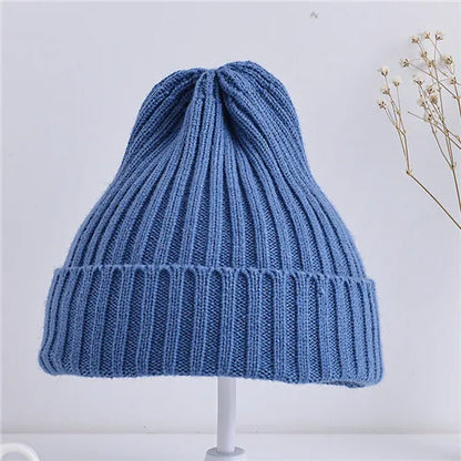 Ribbed Knitted Beanie