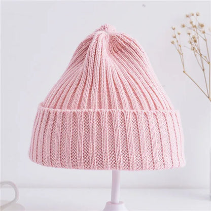 Ribbed Knitted Beanie