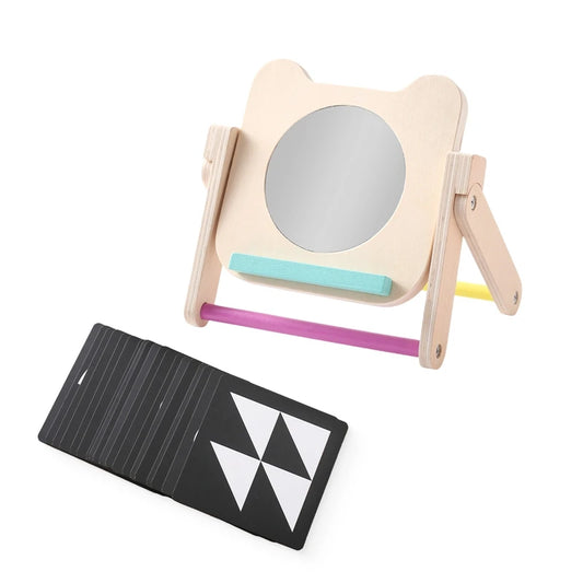 Mirror With Sensory Cards