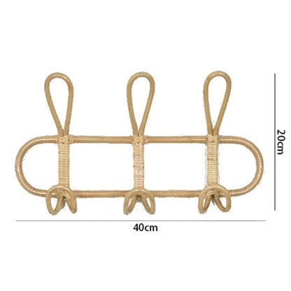 Rattan Wall Organization Hooks