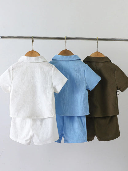 6 Pieces Toddler Baby Boys Outfit