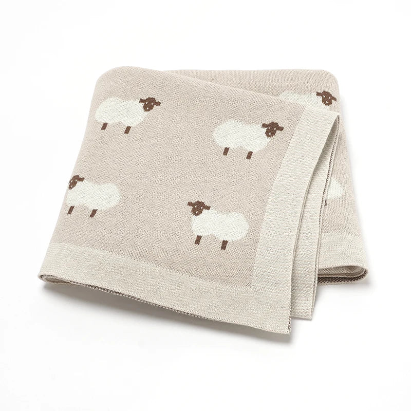 SnuggleLamb Cotton Blanket