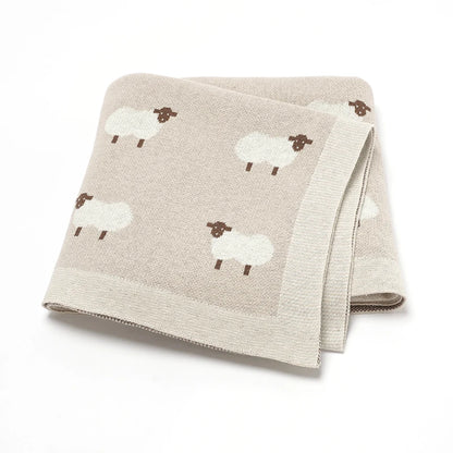 SnuggleLamb Cotton Blanket