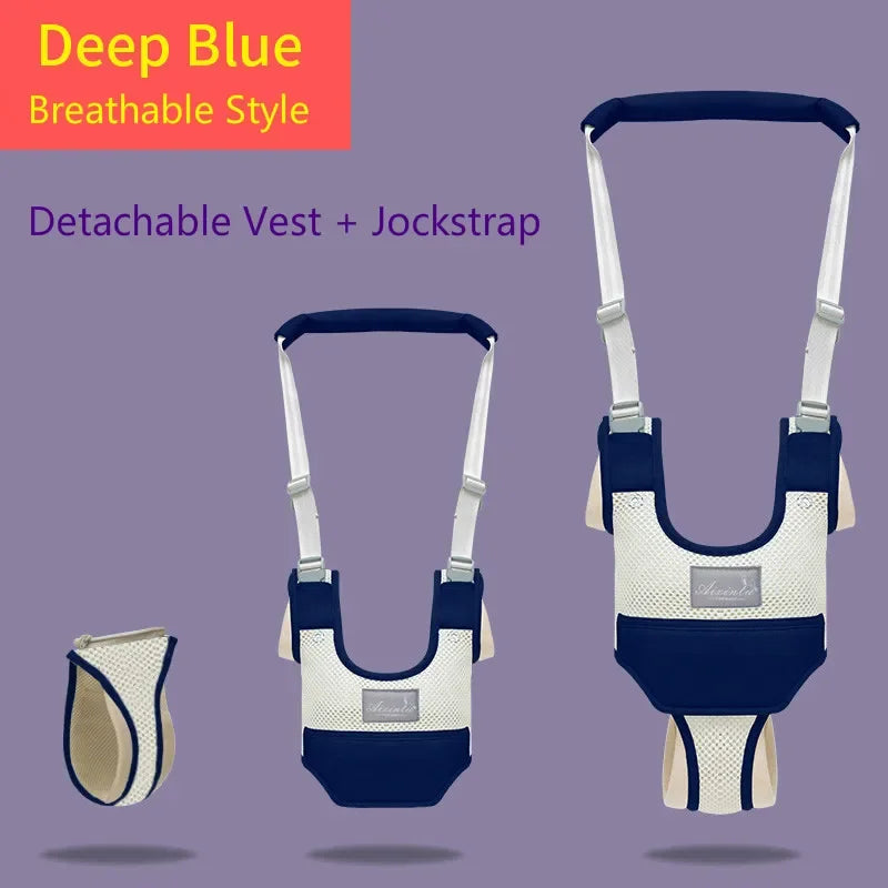 Baby walking harness in Deep Blue