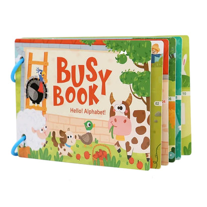 My First Quiet Book - Montessori Busy Book