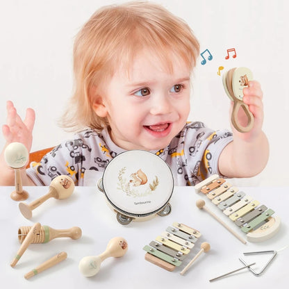 1PC Wooden Montessori Musical Instrument